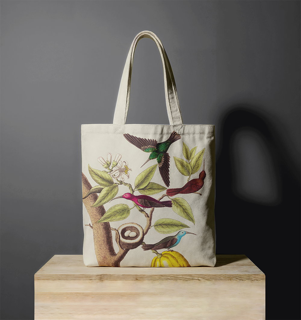 Birds tote bag