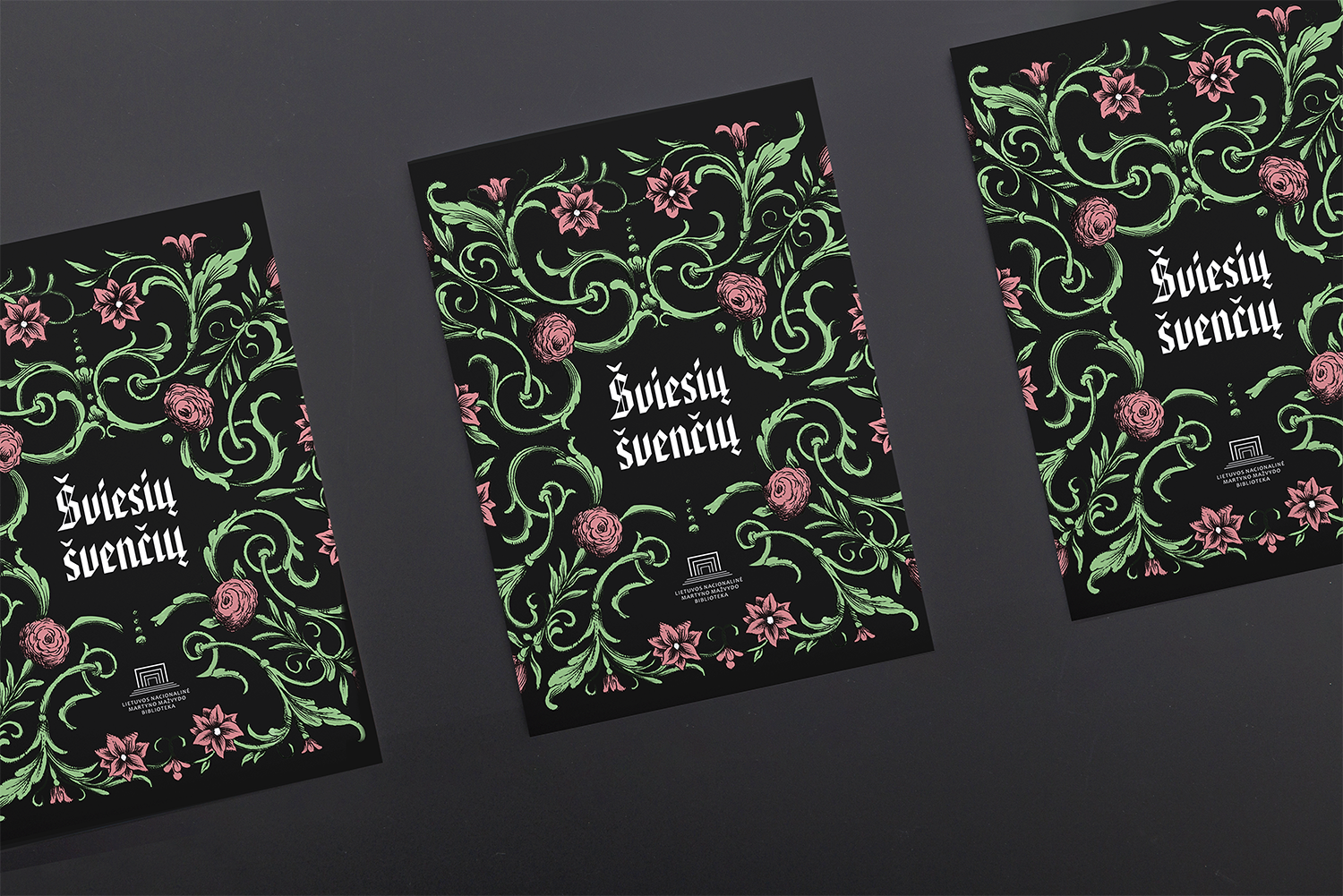 Top view brochure collection