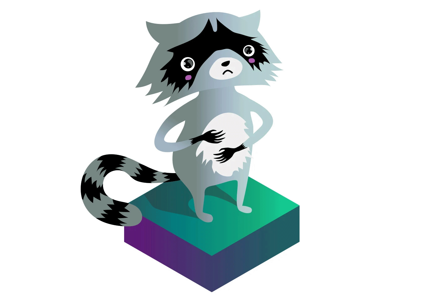 Raccoon character concept