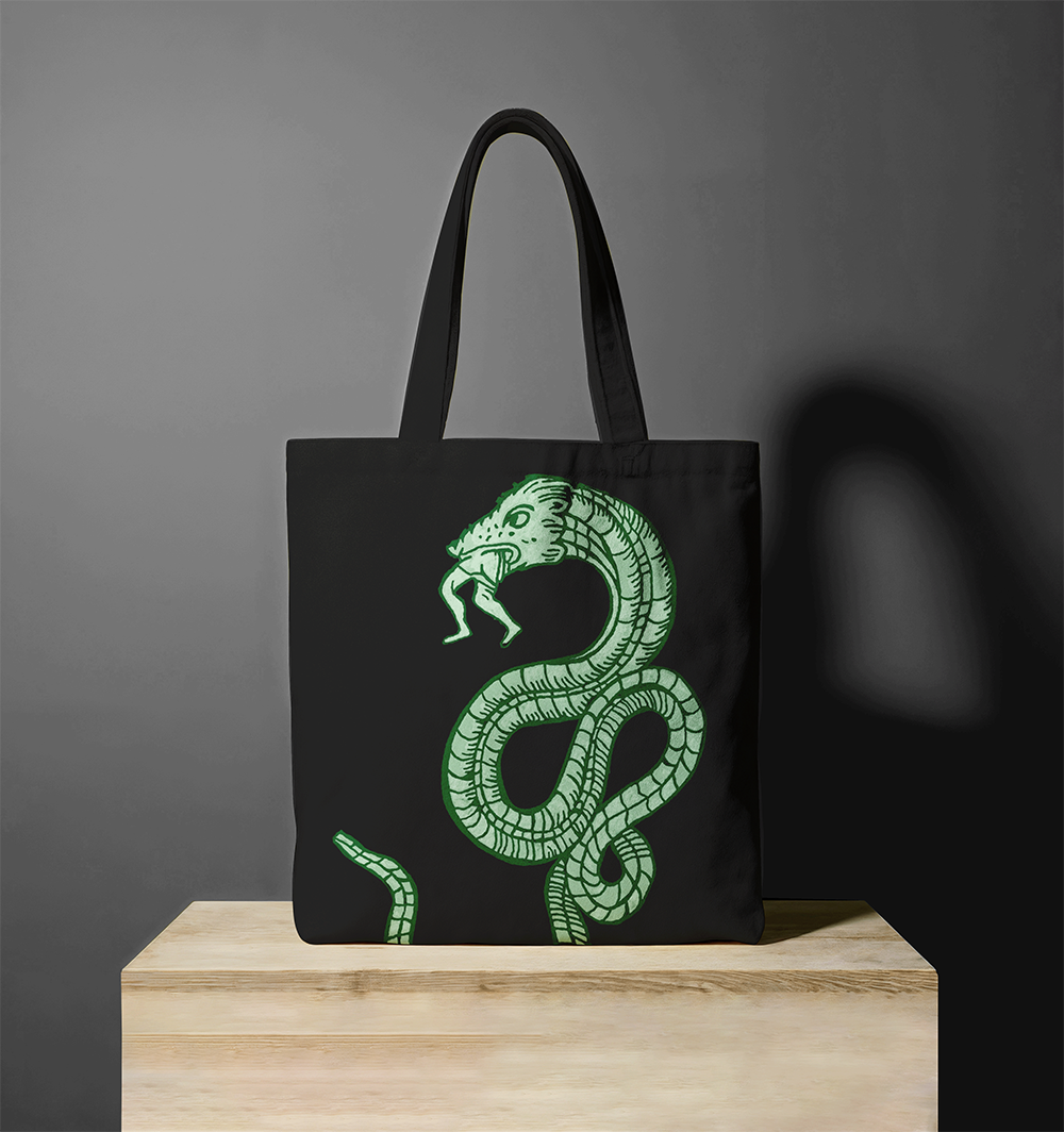 Snake tote bag
